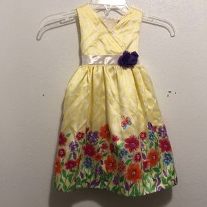 CLEARANCE Nannette Girl 3T spring satin dress